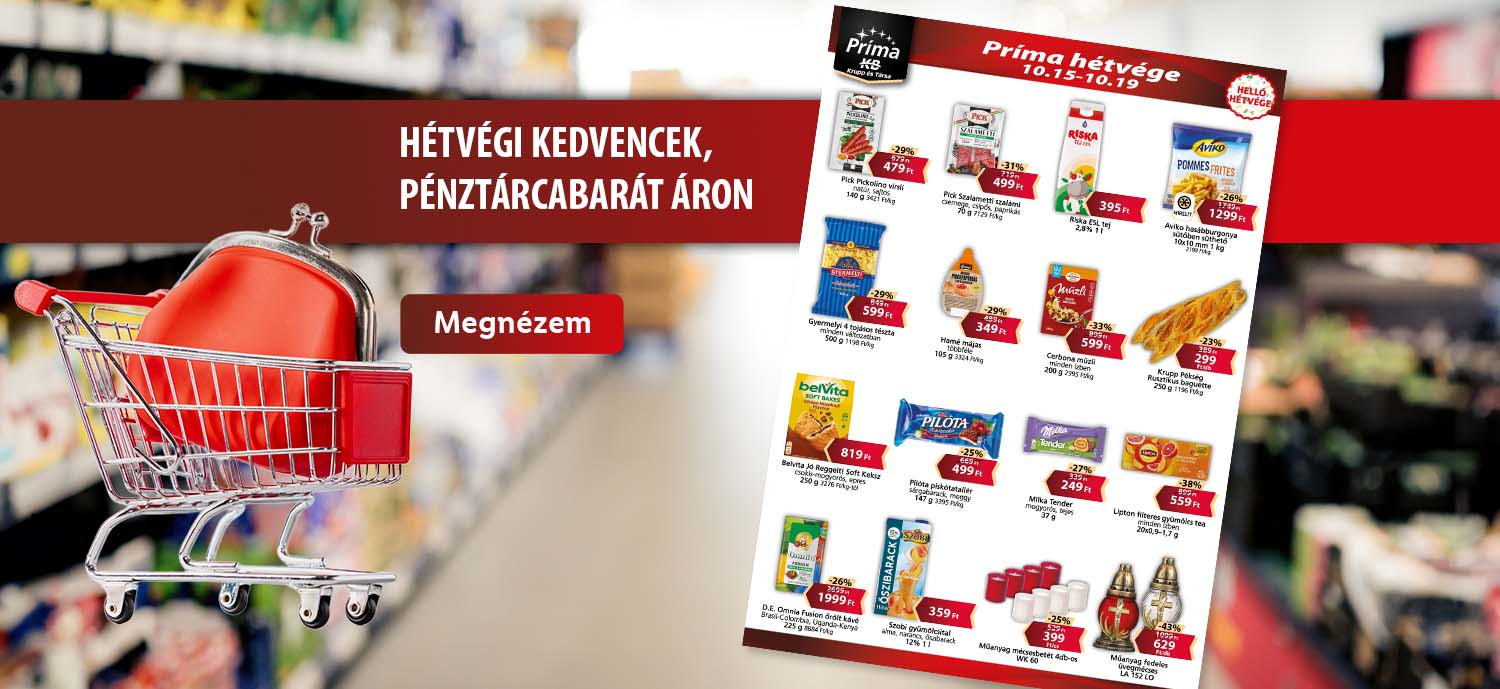 Hétvégi ajánlataink 2025.10.15-10.19