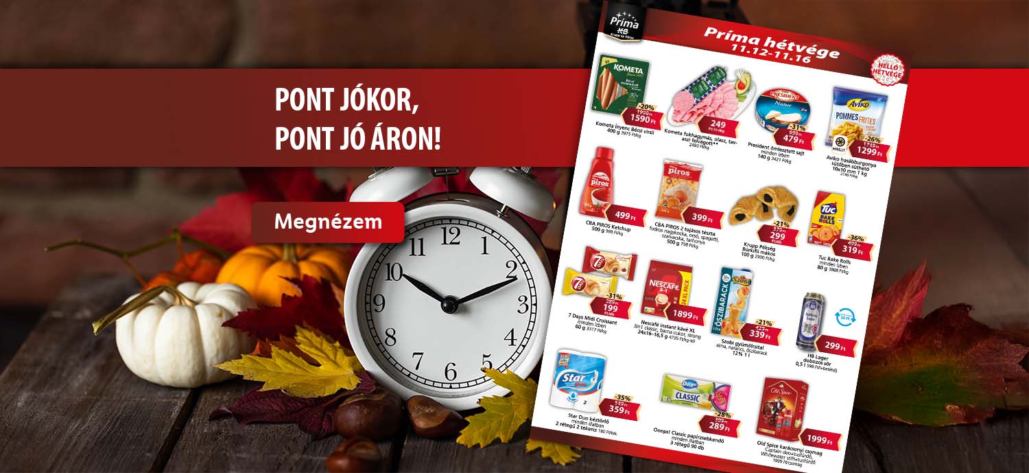 46. heti ajánlataink 11.12.-11.16