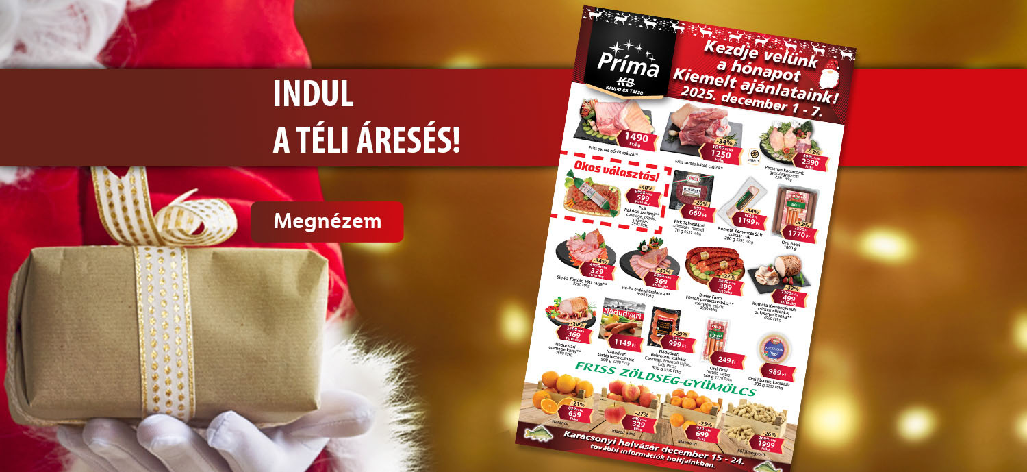 Decemberi KVH ajánlataink 2025.12.01.-12.07